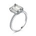 Sparkle Rectangle Cubic Zirconia Party Ring 70200128