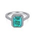 Vintage Rectangle Cubic Zirconia Party Ring 70200129