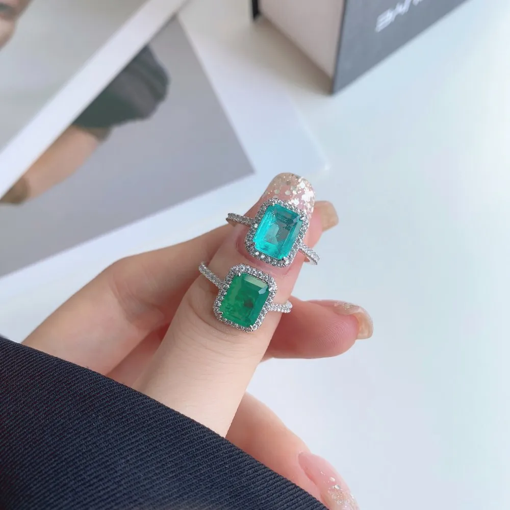 Vintage Rectangle Cubic Zirconia Party Ring 70200129 - image4