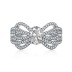 Luxury Oval Cubic Zirconia Bow Party Ring 70200131