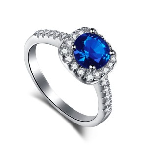 Vintage 5A Round Cubic Zirconia Party Ring 70200134
