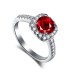 Vintage 5A Round Cubic Zirconia Party Ring 70200134