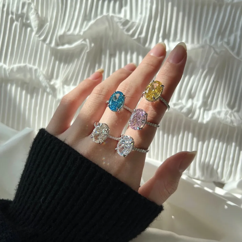 Luxury 8A Oval Cubic Zirconia Party Ring 70200135 - image4