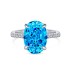 Luxury 8A Oval Cubic Zirconia Party Ring 70200135