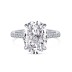 Luxury 8A Oval Cubic Zirconia Party Ring 70200135
