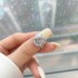 Sparkle Round Cubic Zirconia Wedding Party Ring 70200136