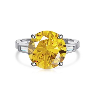 Sparkle Round Cubic Zirconia Wedding Party Ring 70200136