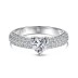 Sparkle Cubic Zirconia Heart Wedding Party Ring 70200140