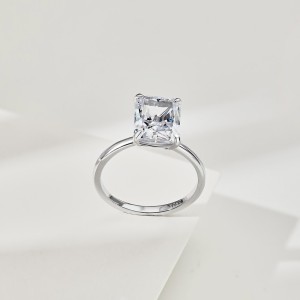Luxury 8A Rectangle Cubic Zirconia Party Ring 70200141