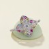 Sparkle Cubic Zirconia Clover Flower Ring 70200142