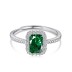 Sparkle Minimalism Cubic Zirconia Party Ring 70200143