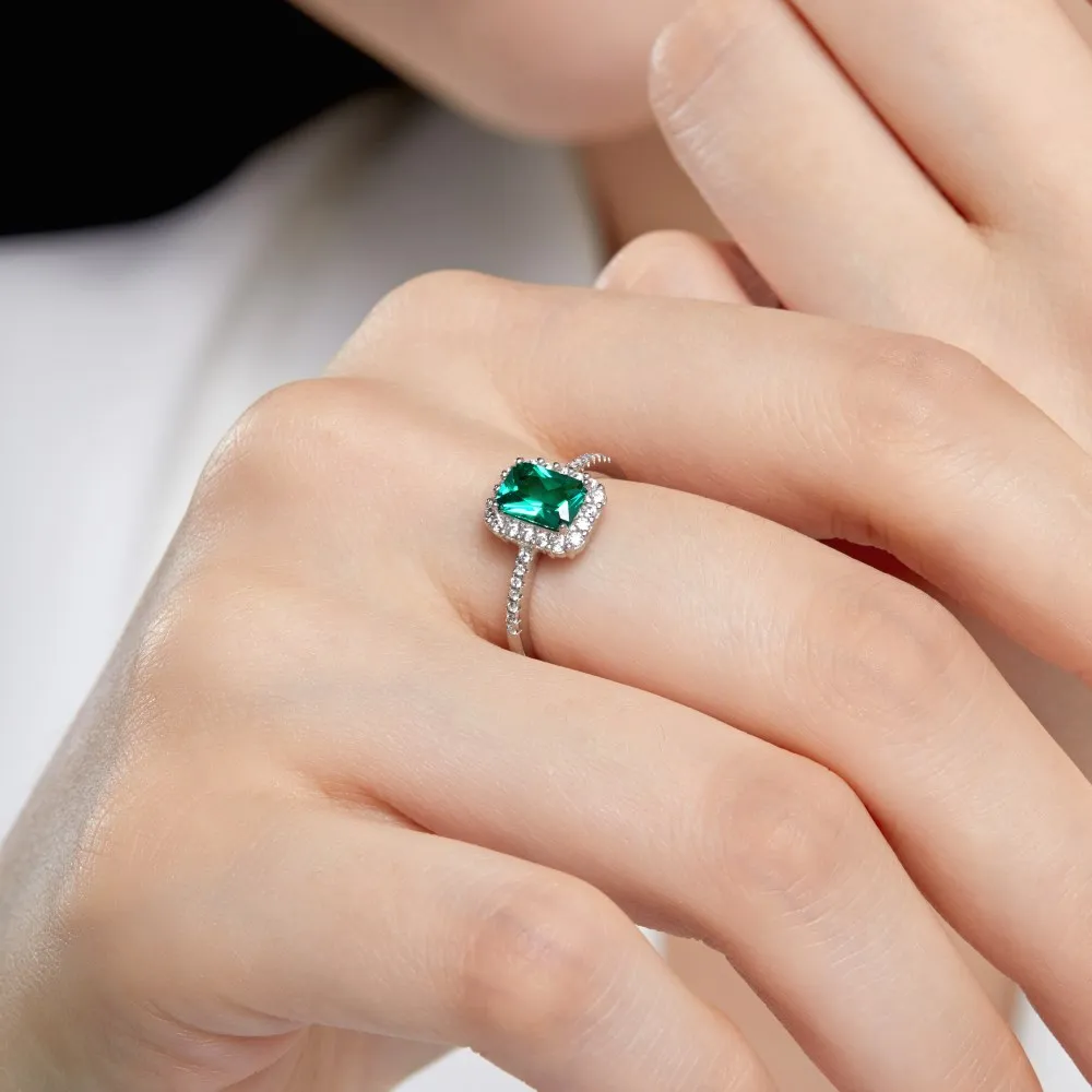 Sparkle Minimalism Cubic Zirconia Party Ring 70200143 - image2