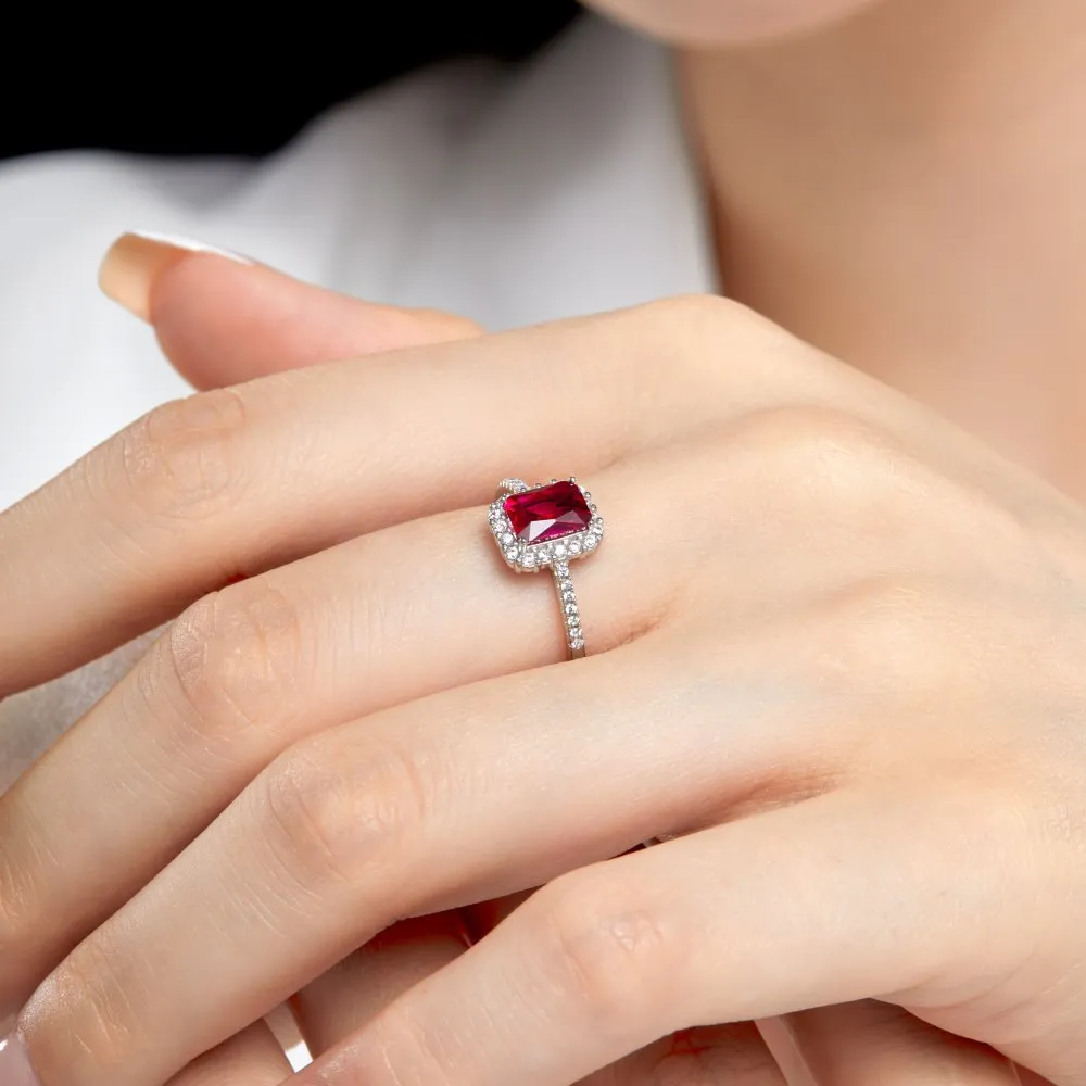 Sparkle Minimalism Cubic Zirconia Party Ring 70200143 - image4