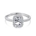 Sparkle Minimalism Cubic Zirconia Party Ring 70200143