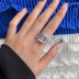 Full 8A Rectangle Cubic Zirconia Party Wedding Ring 70200156