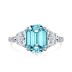 Cluster 8A Cubic Zirconia Solitaire Wedding Party Ring 70200160