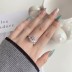 Cluster 8A Cubic Zirconia Solitaire Wedding Party Ring 70200160