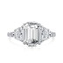 Cluster 8A Cubic Zirconia Solitaire Wedding Party Ring 70200160