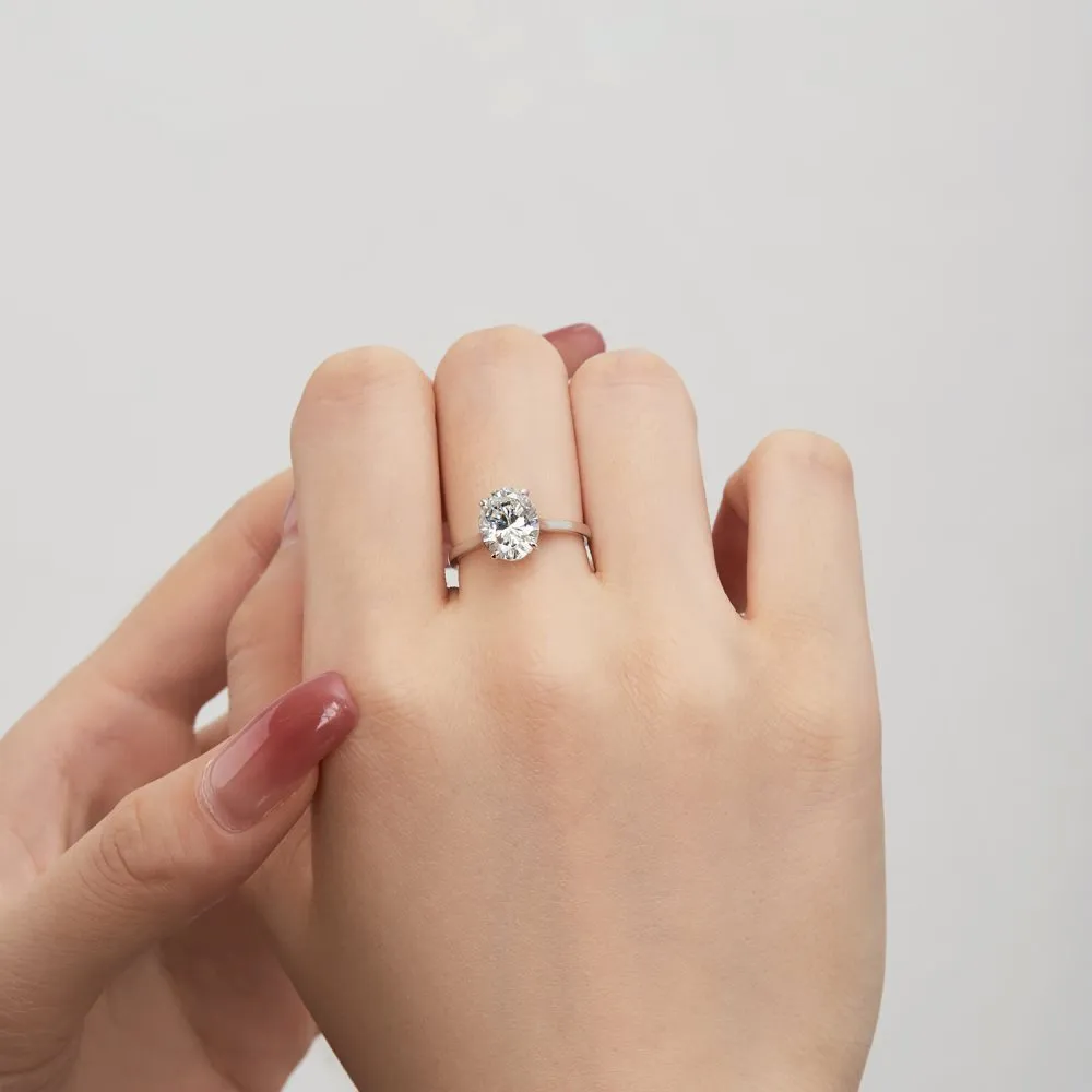 Sparkle Oval Cubic Zirconia Party Wedding Ring 70200161 - image2