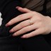 Minimalist 8A Cubic Zirconia Party Wedding Ring 70200163