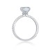 Minimalist Rectangle Cubic Zirconia Party Ring 70200168