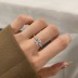 Minimalist Rectangle Cubic Zirconia Party Ring 70200168