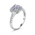 Sparkle Cluster Square Cubic Zirconia Party Ring 70200173