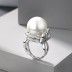 16mm Fresh Water Pearl Bow Wedding Party Ring 70200175