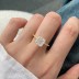 8A Square Cubic Zirconia Solitaire Wedding Party Ring 70200179