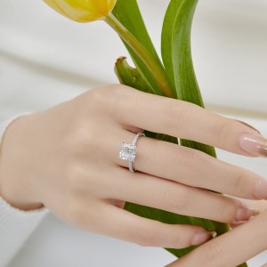 8A Square Cubic Zirconia Solitaire Wedding Party Ring 70200179