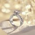 Stackable Sparkle Oval Cubic Zirconia Party Ring 70200180