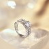 Stackable Sparkle Oval Cubic Zirconia Party Ring 70200180