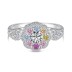 925 Sterling Silver Luxury Zirconia Flower Solitaire Ring 70200195