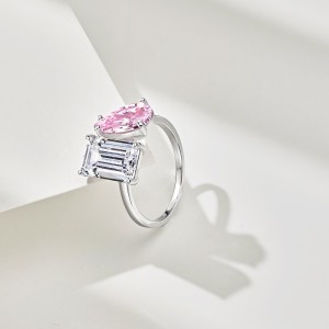 Sparkle Teardrop Zirconia Party Solitaire Rings 70200199