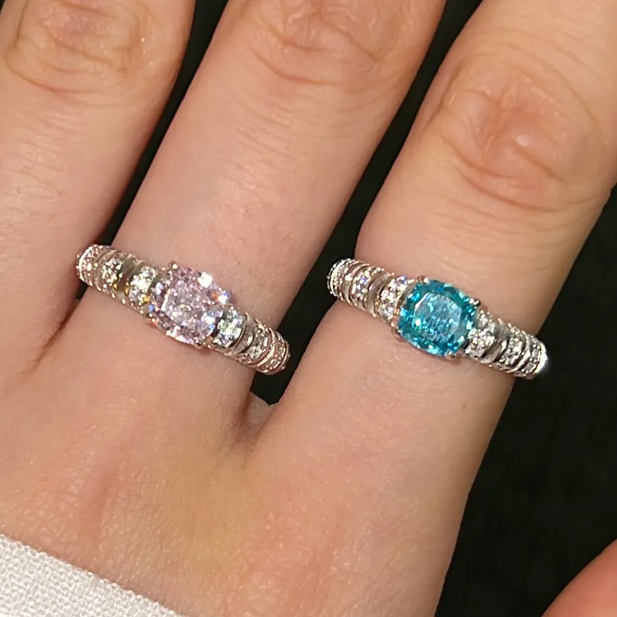 925 Sterling Silver Luxury Zirconia Solitaire Ring 70200220 - image1