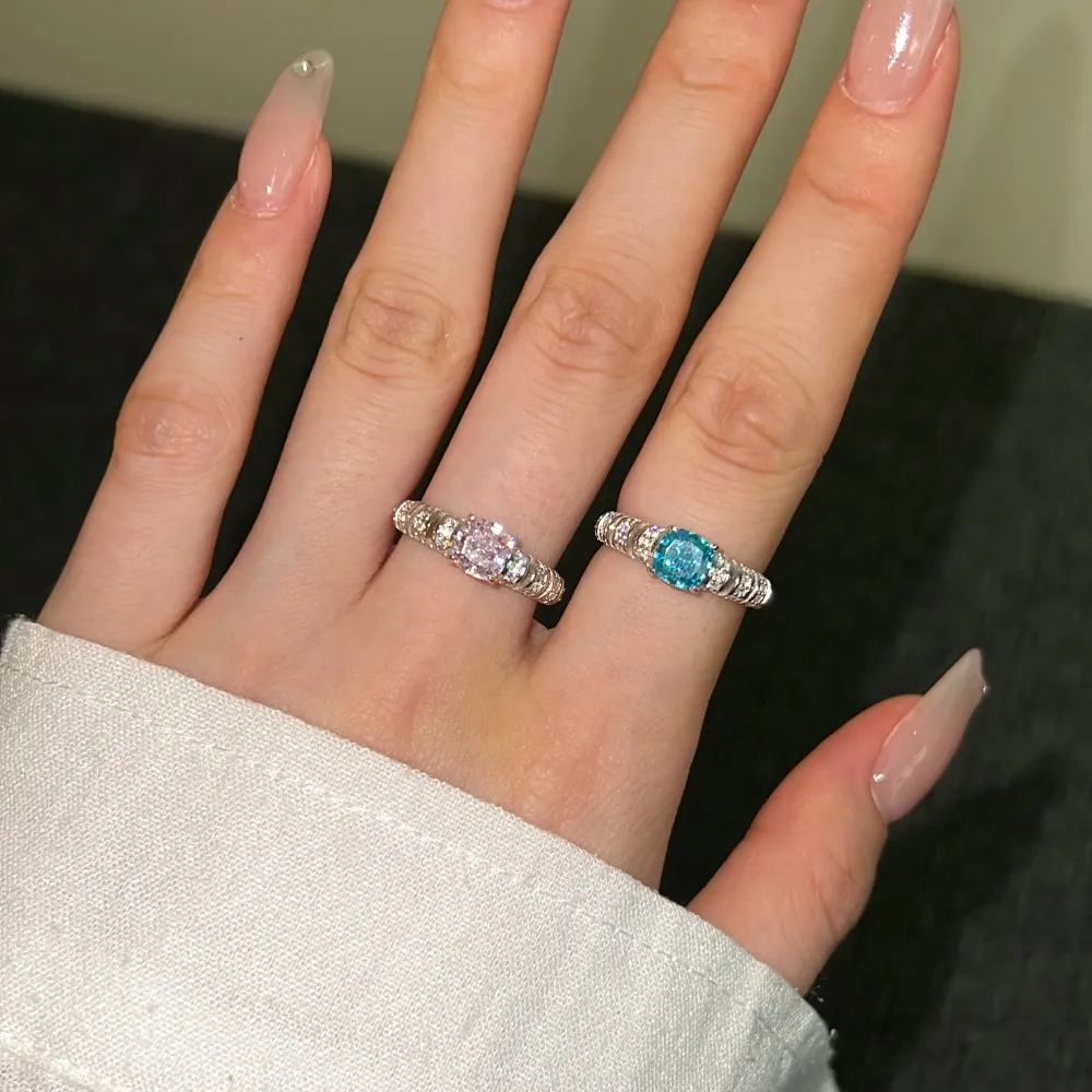 925 Sterling Silver Luxury Zirconia Solitaire Ring 70200220 - image2