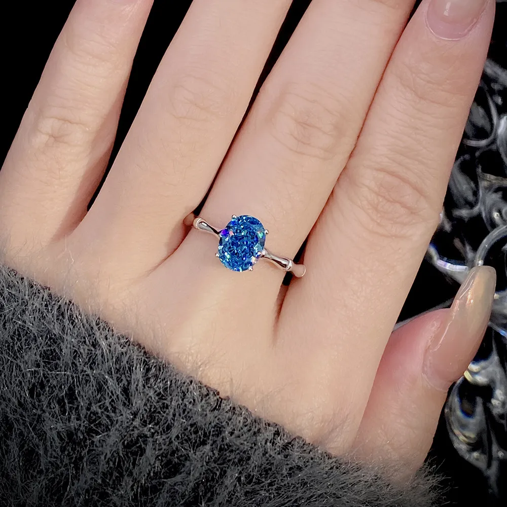 8A Zirconia Bamboo Joint Solitaire Ring 70200227 - image1