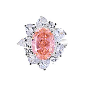 8A Cubic Zirconia Luxury Oval Solitaire Ring 70200230