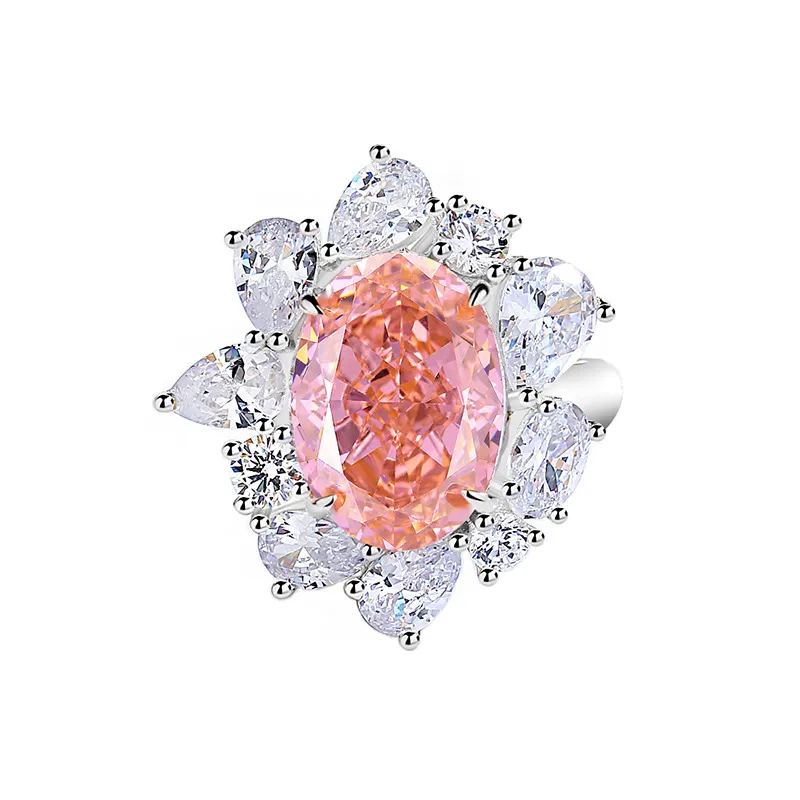 8A Cubic Zirconia Luxury Oval Solitaire Ring 70200230