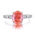 8A Cubic Zirconia Oval Solitaire Ring 70200231