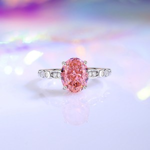 8A Cubic Zirconia Oval Solitaire Ring 70200231