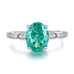 8A Cubic Zirconia Oval Solitaire Ring 70200231