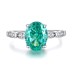 8A Cubic Zirconia Oval Solitaire Ring 70200231