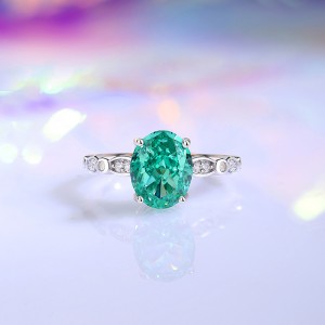 8A Cubic Zirconia Oval Solitaire Ring 70200231
