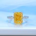 8A Cubic Zirconia Rectangle Solitaire Ring 70200237