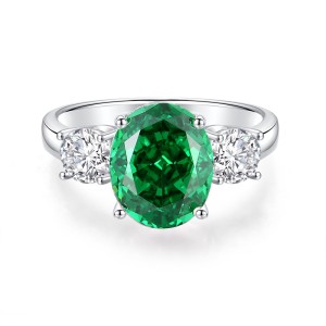 8A Cubic Zirconia Oval Solitaire Ring 70200240