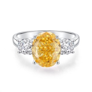 8A Cubic Zirconia Oval Solitaire Ring 70200240