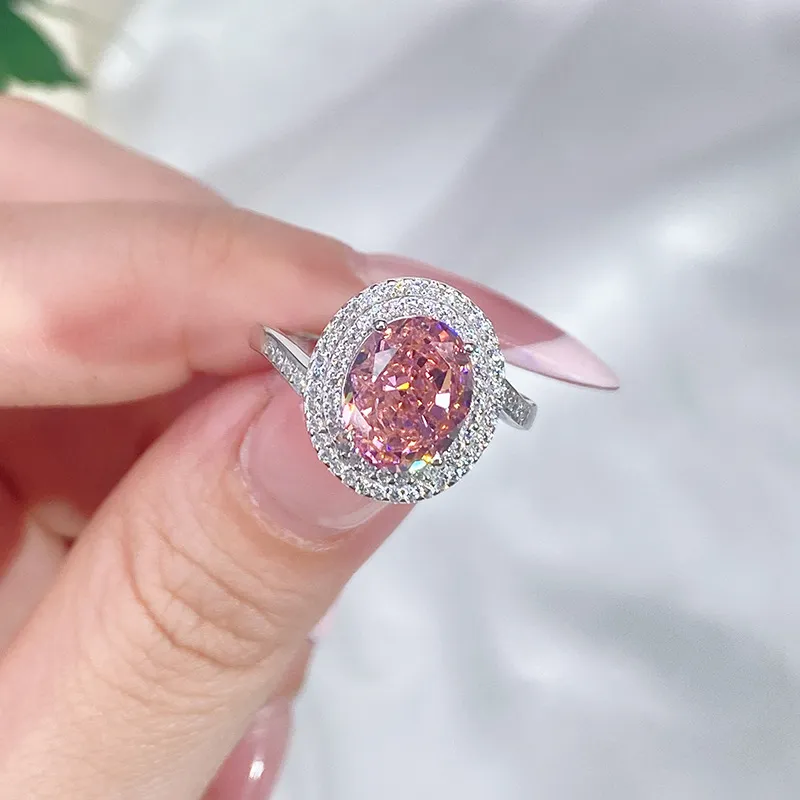 8A Cubic Zirconia Oval Solitaire Ring 70200245 - image2