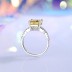 8A Cubic Zirconia Rectangle Solitaire Ring 70200252