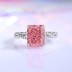 8A Cubic Zirconia Rectangle Solitaire Ring 70200252